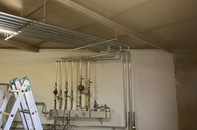 Novák - papír s.r.o. - napojení plynové turbíny na rozvod ÚT
