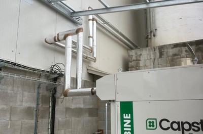 Novák - papír s.r.o. - napojení plynové turbíny na rozvod ÚT